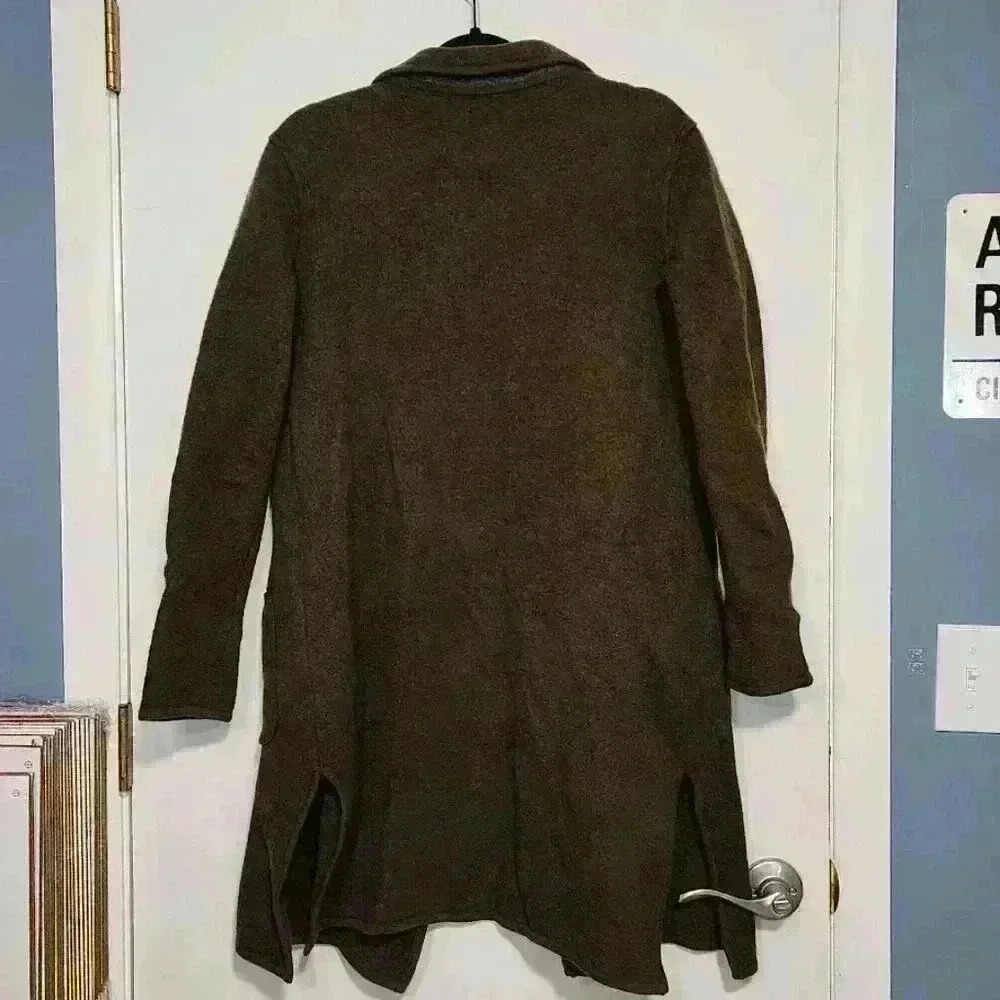 MADEWELL☆Camden Sweater-Coat Heather Elm Size M - Picture 8 of 12